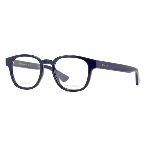 NEW GUCCI SQUARE EYEGLASSES GUCCI GG1343O 003 BLUE CLEAR EYEWEAR - Picture 1 of 3
